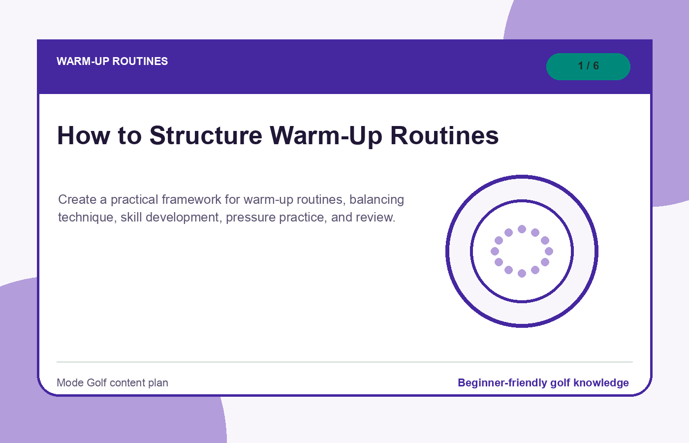 How to Structure Warm-Up Routines illustration