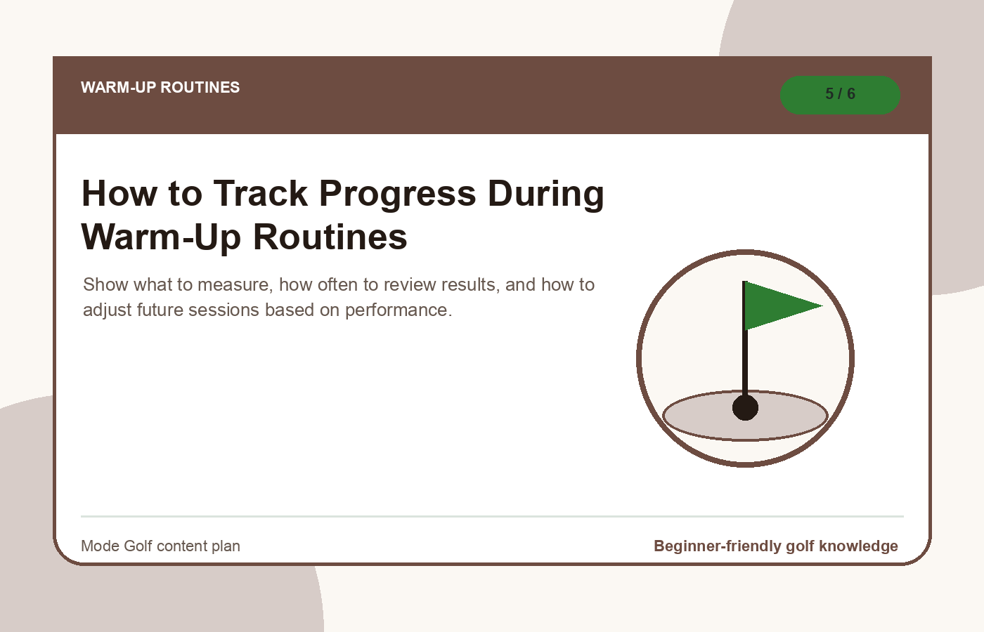 How to Track Progress During Warm-Up Routines illustration