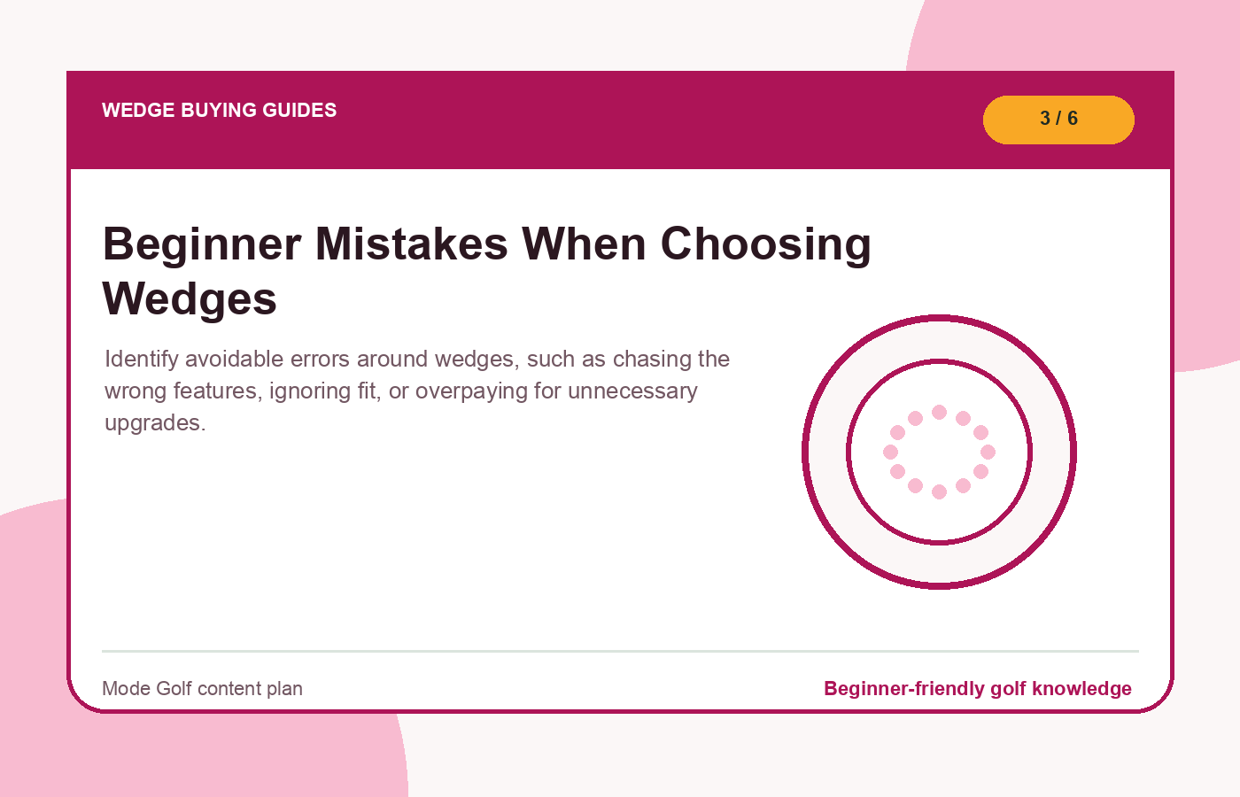 Beginner Mistakes When Choosing Wedges illustration
